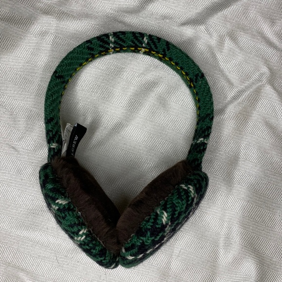 Plaid Jcrew earmuffs